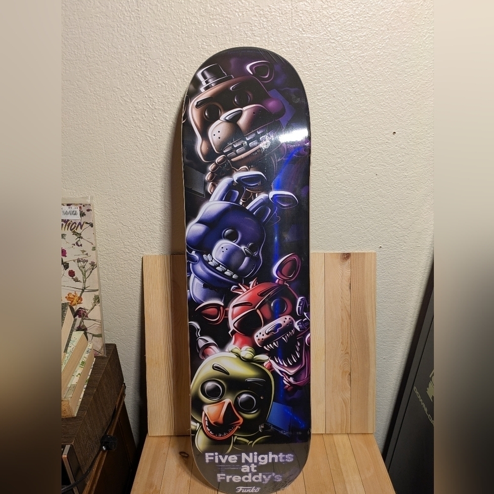 Five Nights at Freddy's Skateboard Deck new  and wrap